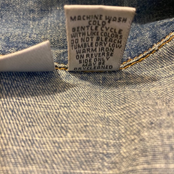 Vintage Embroidered Jean Jacket - Picture 6 of 6